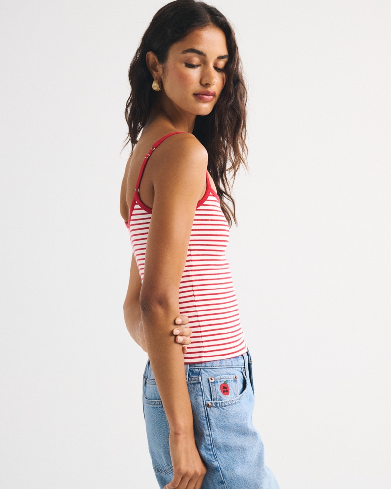 Abbode Bra-Free 90s Embroidered Seamless Fabric Cami - thumbnail 4