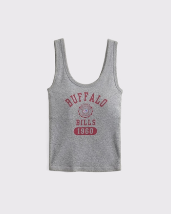 Buffalo Bills Bra-Free Rib Scoop Neck Tank