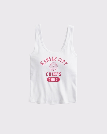 Kansas City Chiefs Bra-Free Rib Scoop Neck Tank