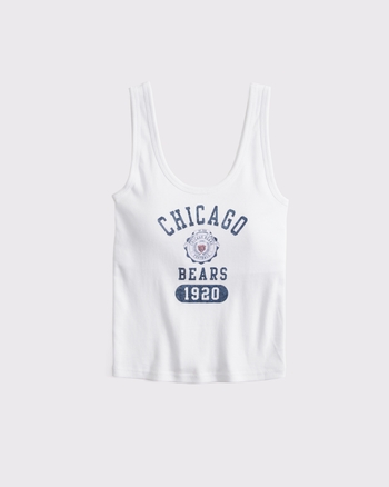 Chicago Bears Bra-Free Rib Scoop Neck Tank