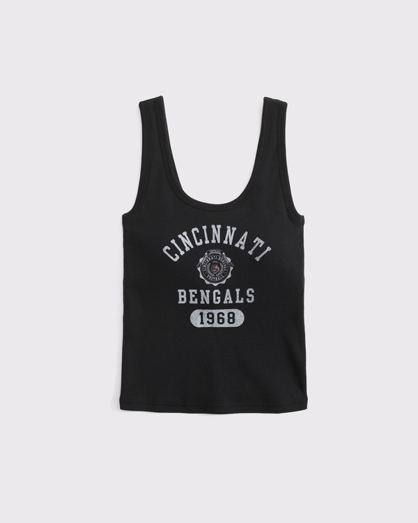 Cincinnati Bengals Bra-Free Rib Scoop Neck Tank