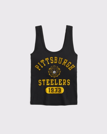 Pittsburgh Steelers Bra-Free Rib Scoop Neck Tank