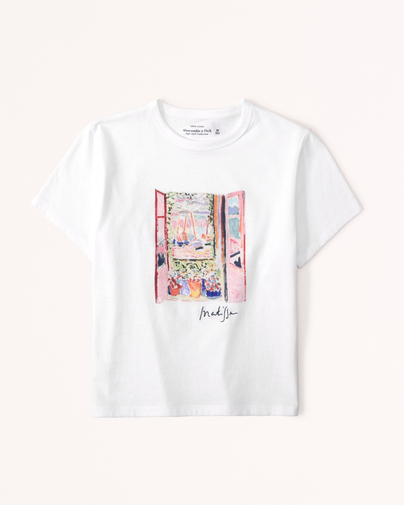 Short-Sleeve Matisse Graphic Skimming Tee