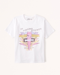 Short-Sleeve Rolling Stones Graphic Skimming Tee
