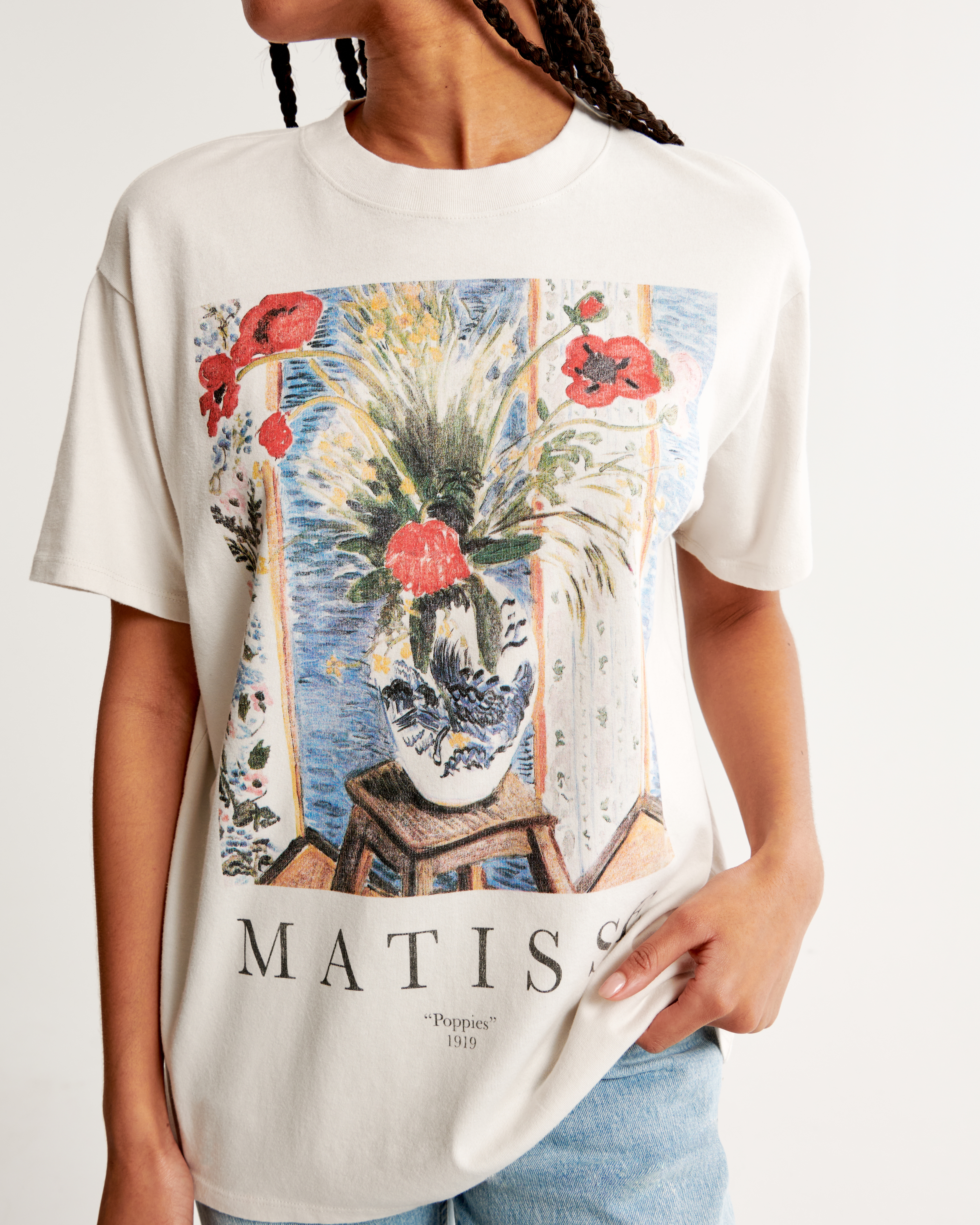 Women s Oversized Matisse Graphic Tee Women s Tops Abercrombie