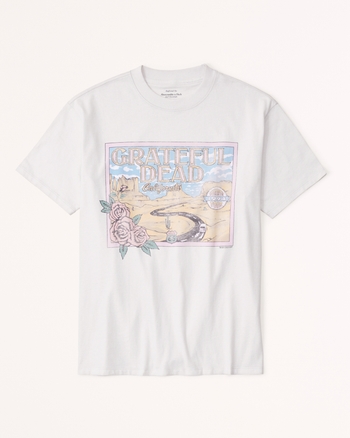 Grateful Dead - California Surfer Mens T Shirt, XL / White