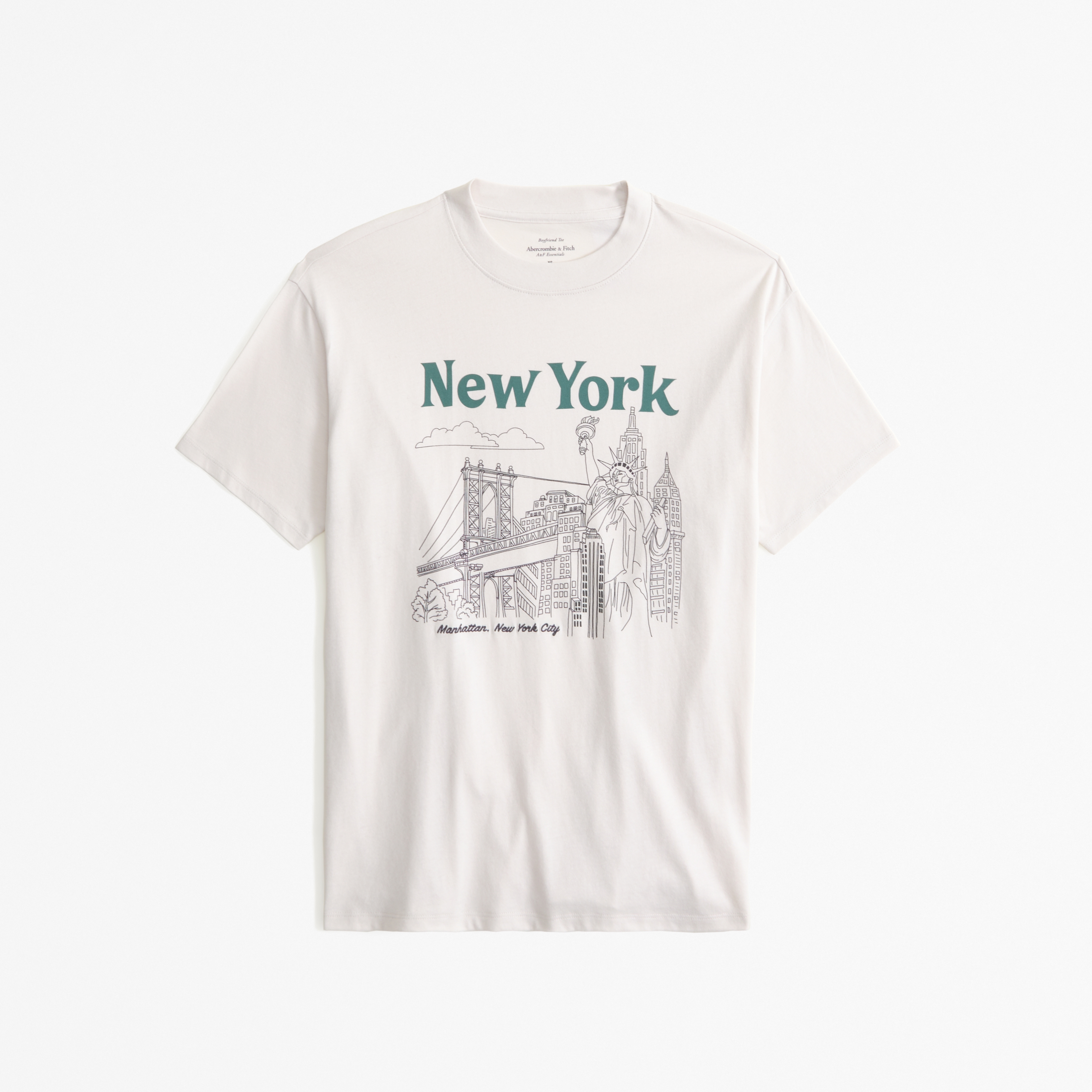 Women's Oversized Boyfriend New York Graphic Tee | Women's Tops