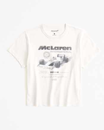 Bright red McLane short-sleeve T-shirt