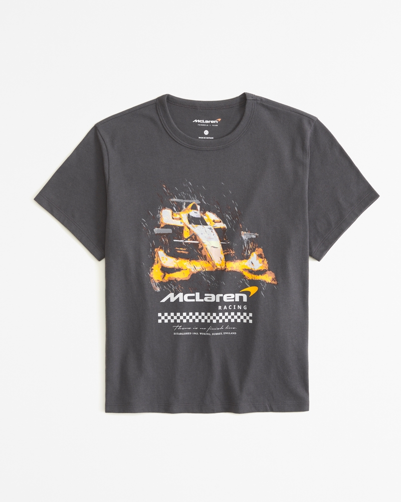 Women s Short Sleeve McLaren Graphic Skimming Tee Women s Tops