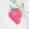 Short-Sleeve Strawberry Graphic Skimming Tee