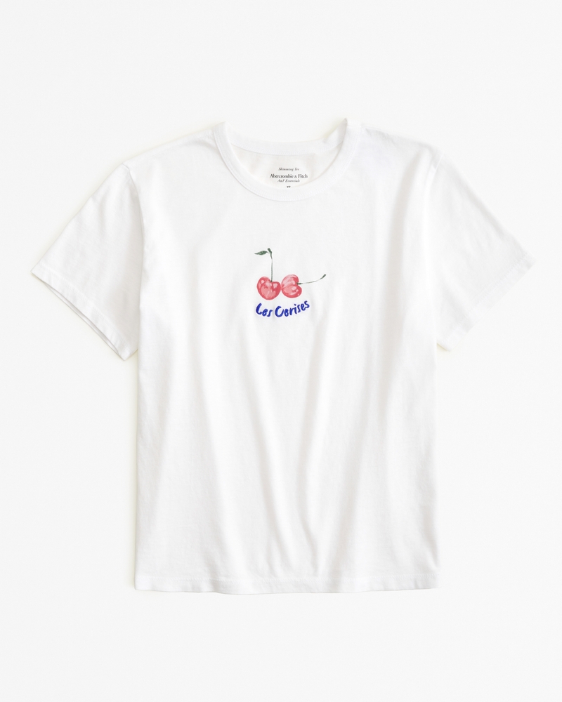 Camiseta de niña manga corta CHERRY