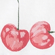 Short-Sleeve Strawberry Graphic Skimming Tee
