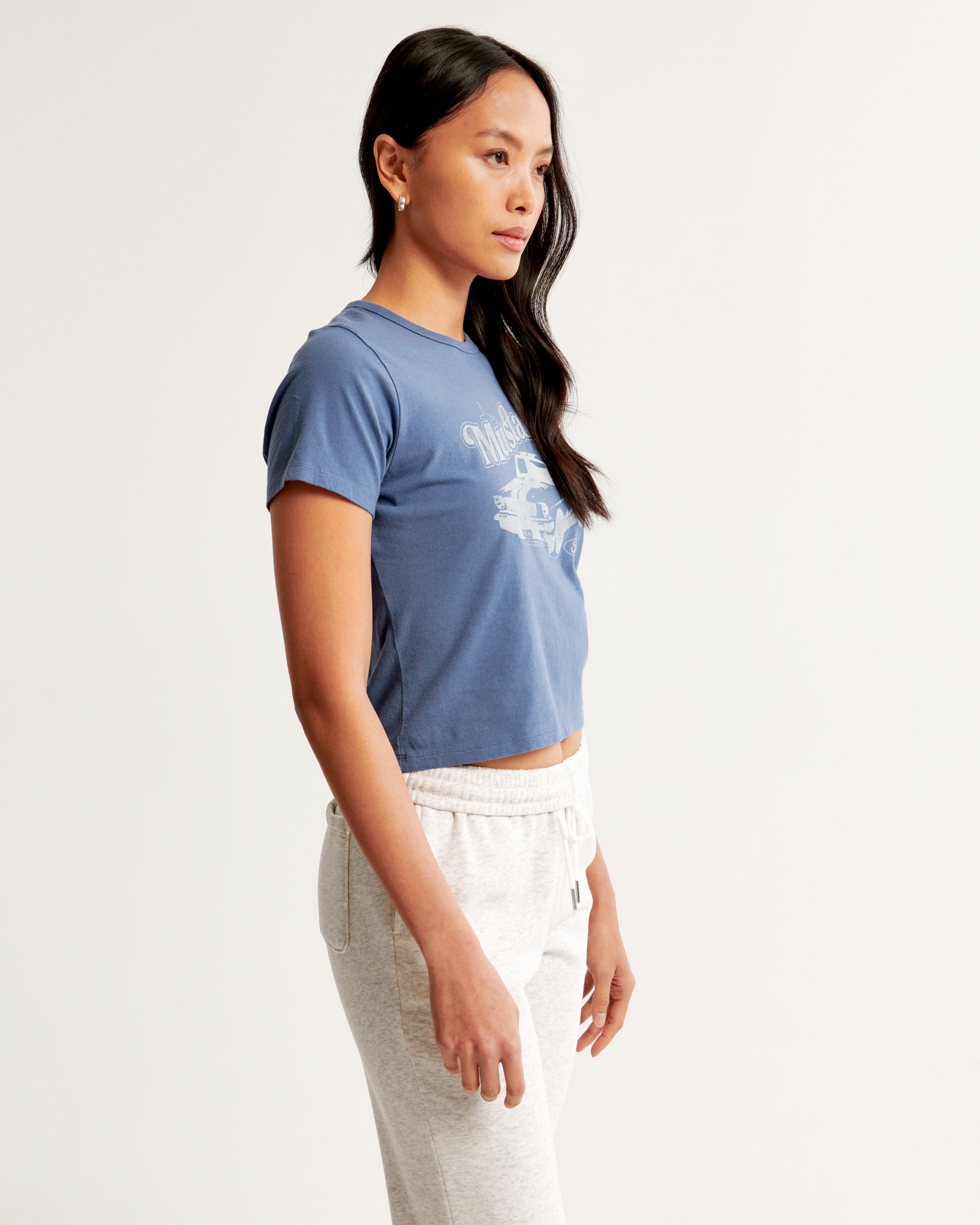 Women's Essential Polished Body-Skimming Tee, Women's Tops