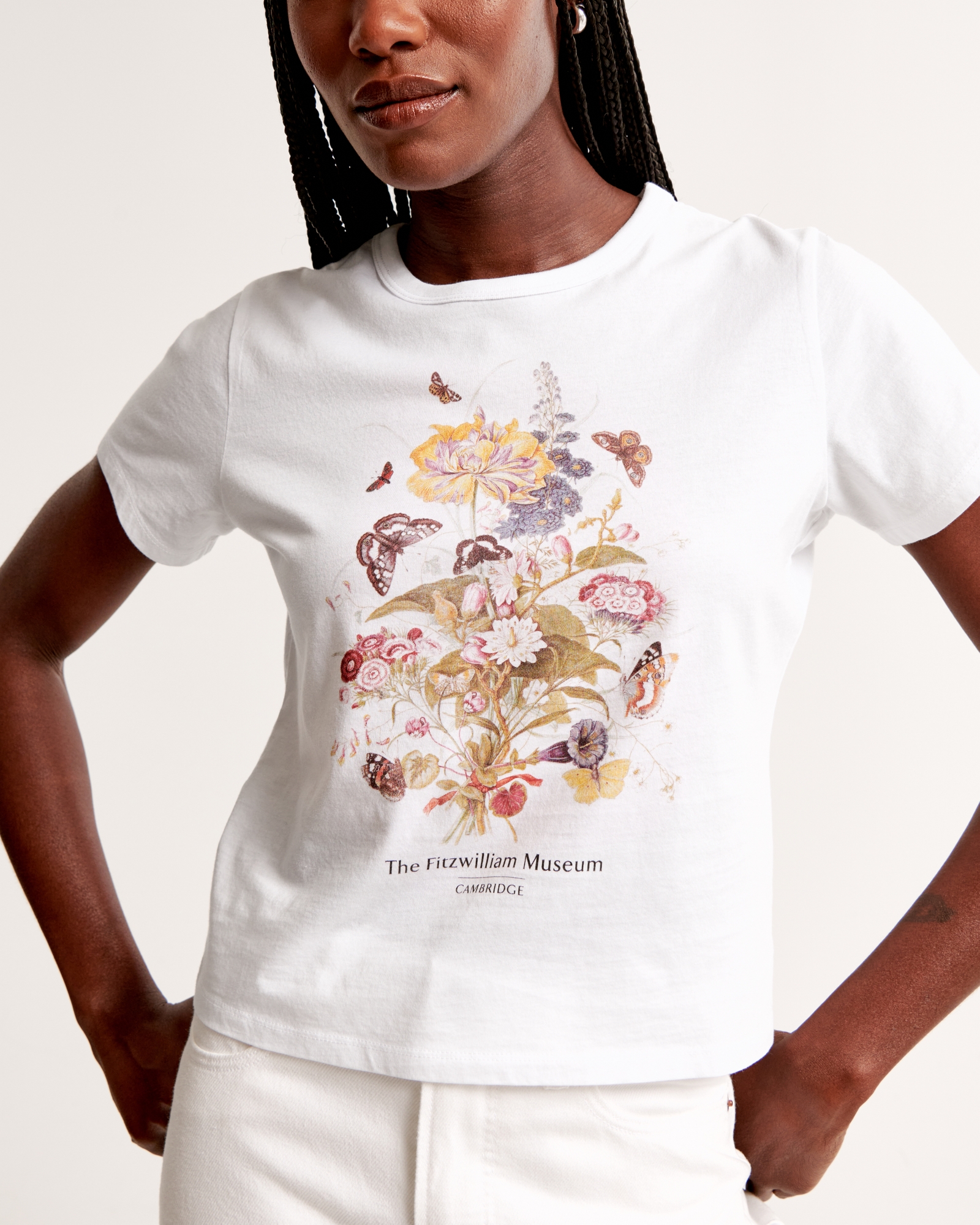 Short-Sleeve Fitzwilliam Museum Graphic Skimming Tee