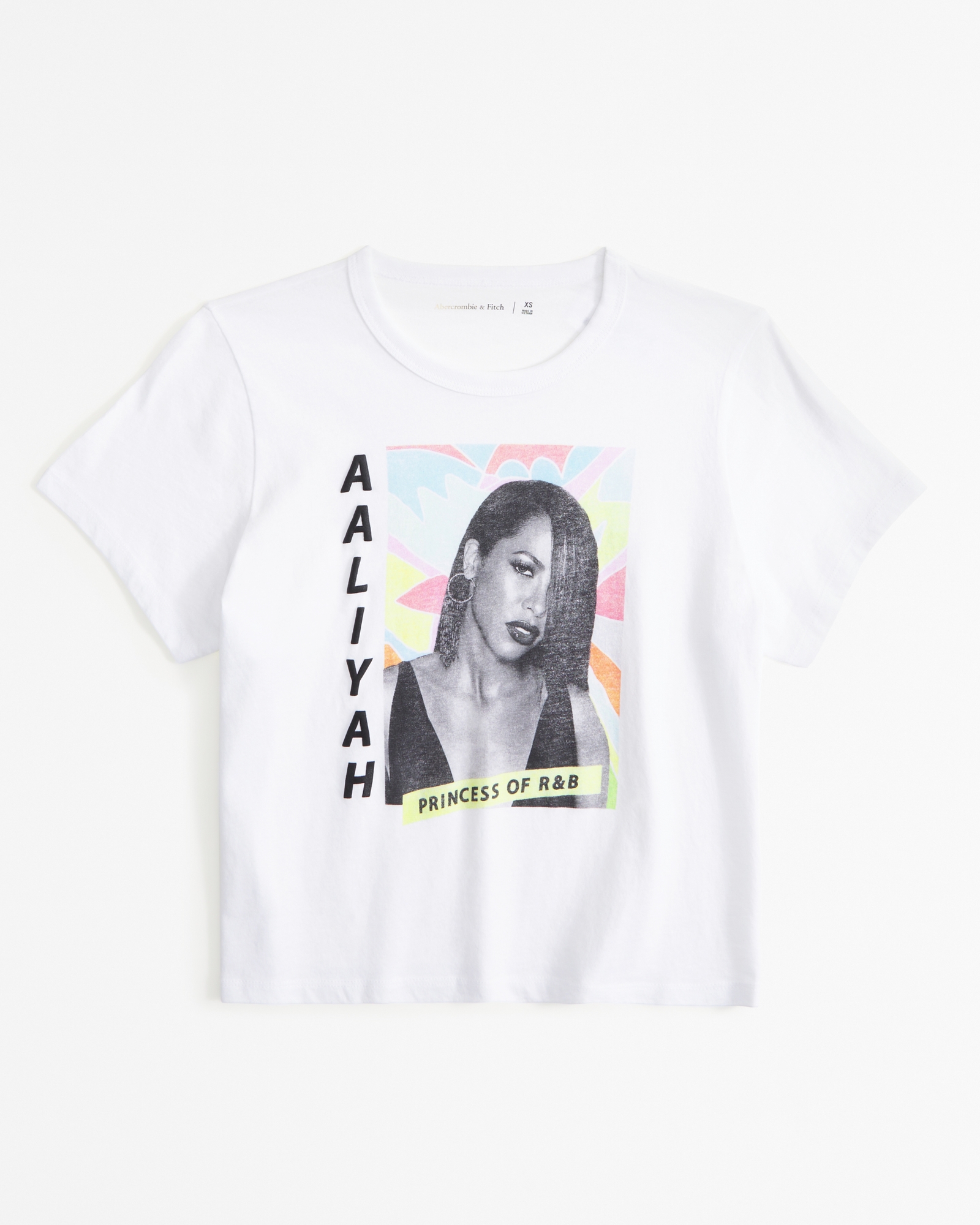 Vol. 28 Short-Sleeve Aaliyah Graphic Skimming Tee