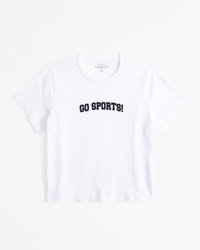 Short-Sleeve Go Sports Graphic Skimming Tee