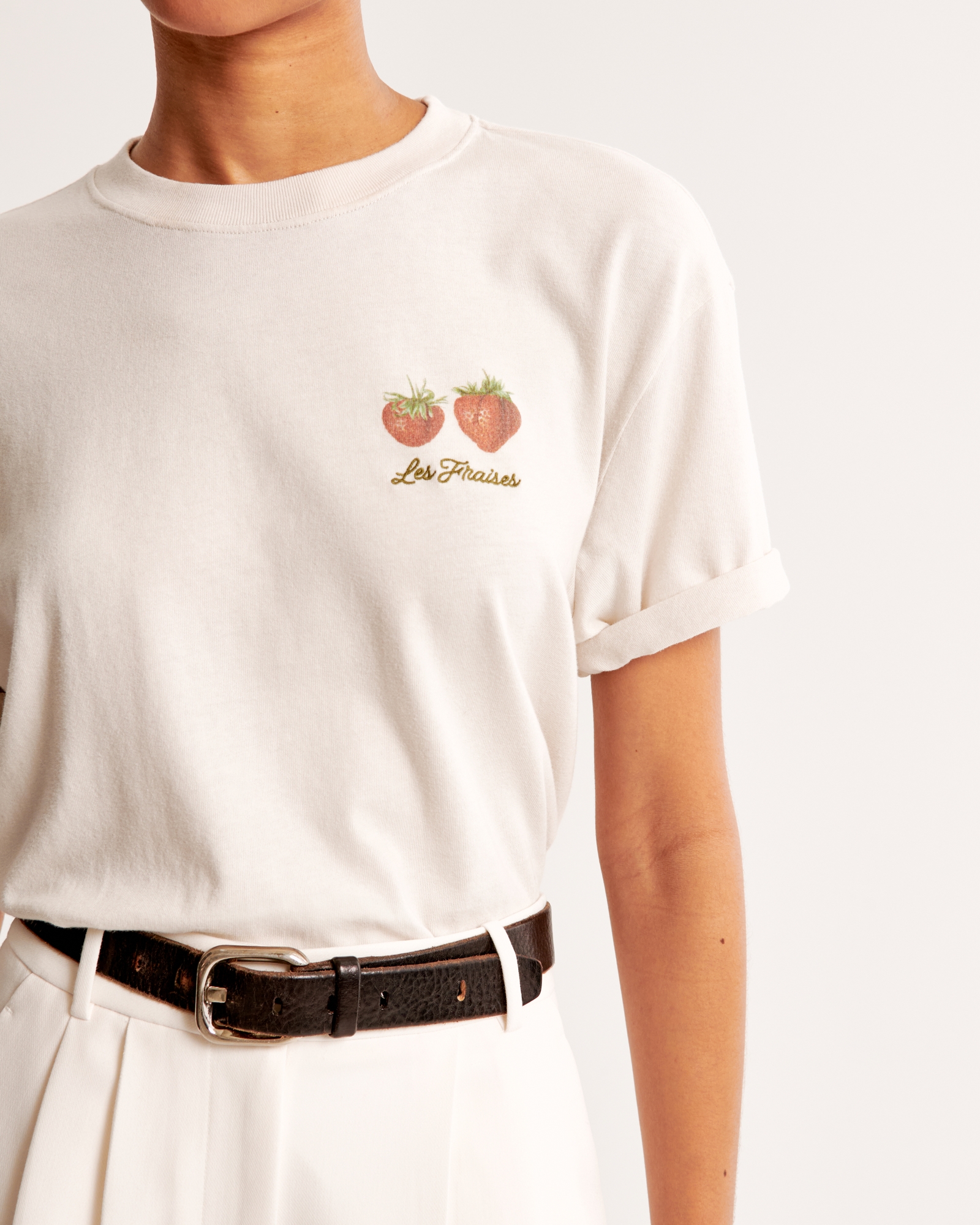 Oversized Strawberries Graphic Tee