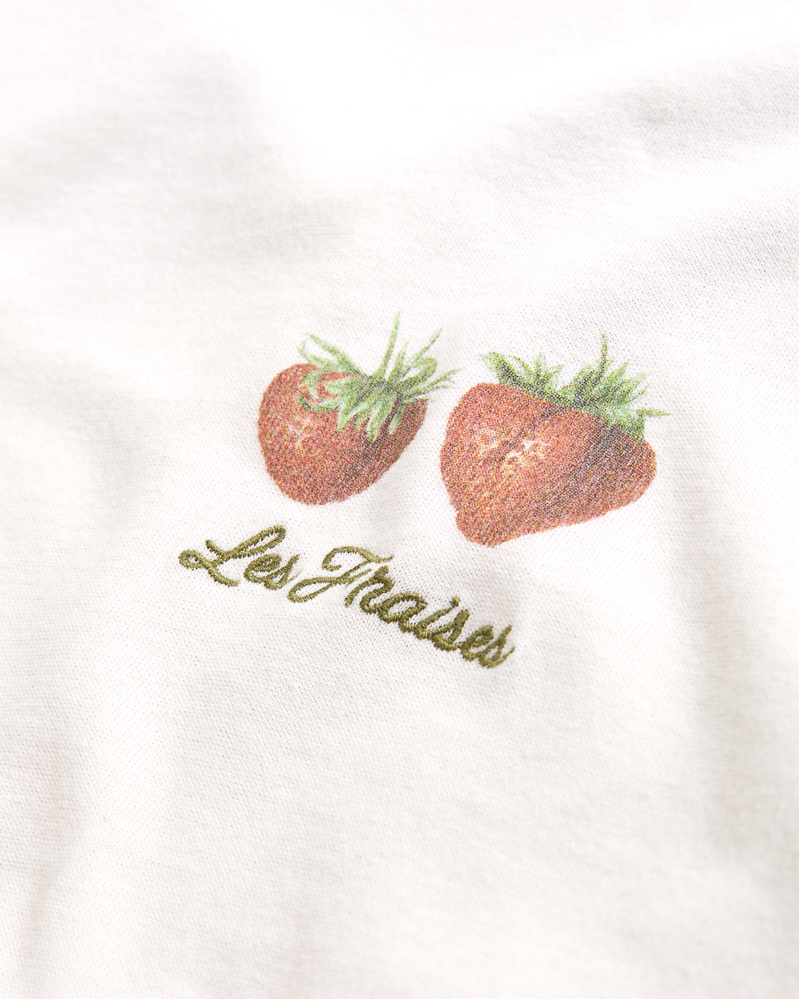 Oversized Strawberries Graphic Tee