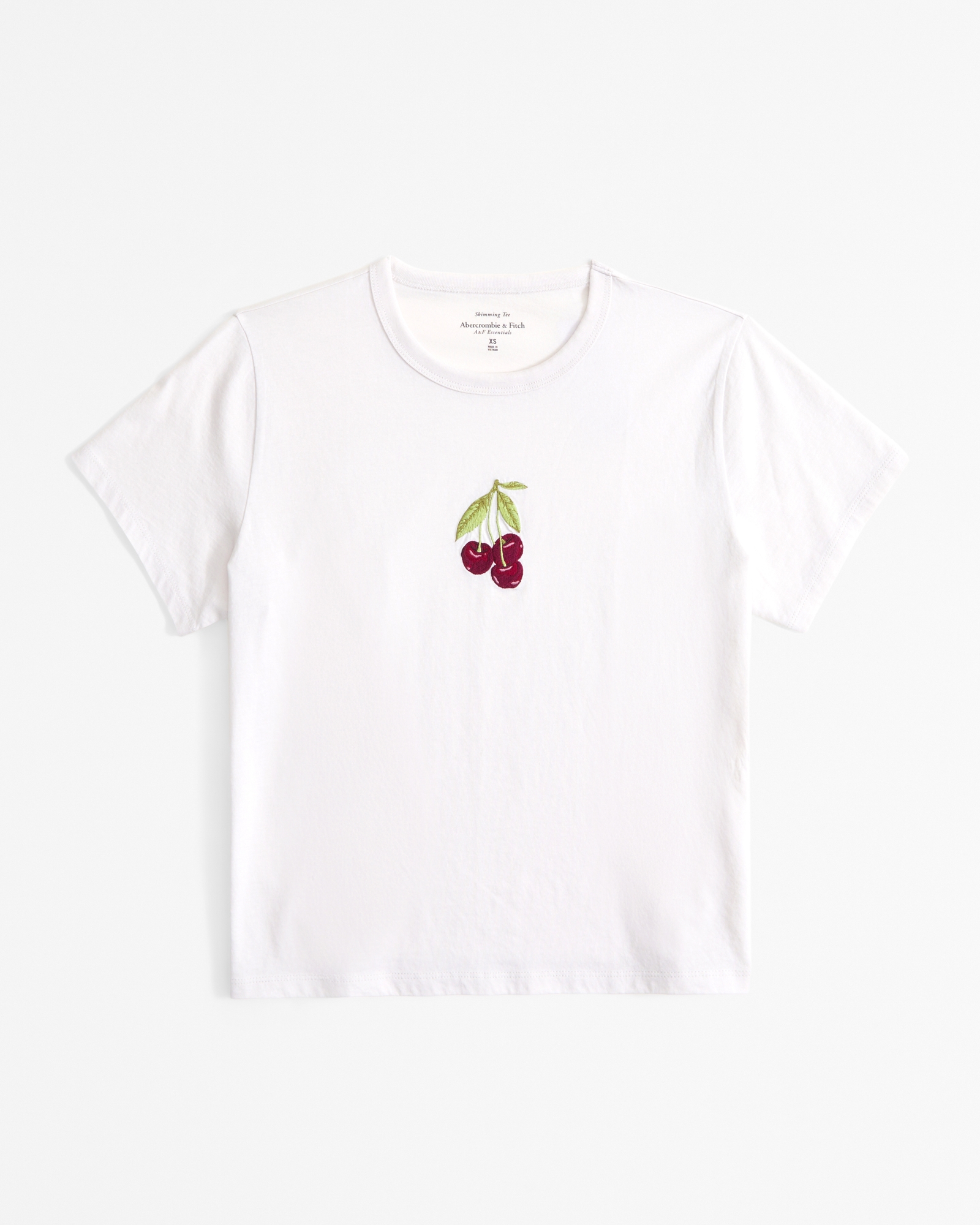 Short-Sleeve Berries Graphic Skimming Tee