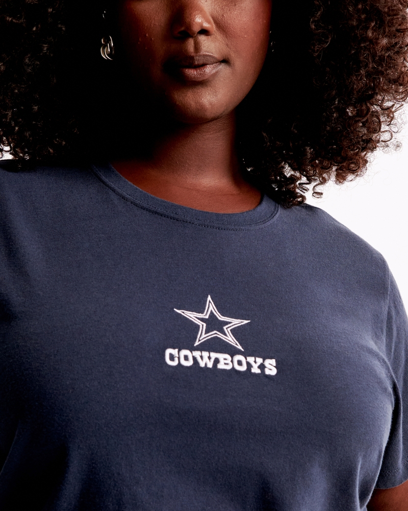 Short-Sleeve Dallas Cowboys Graphic Skimming Tee