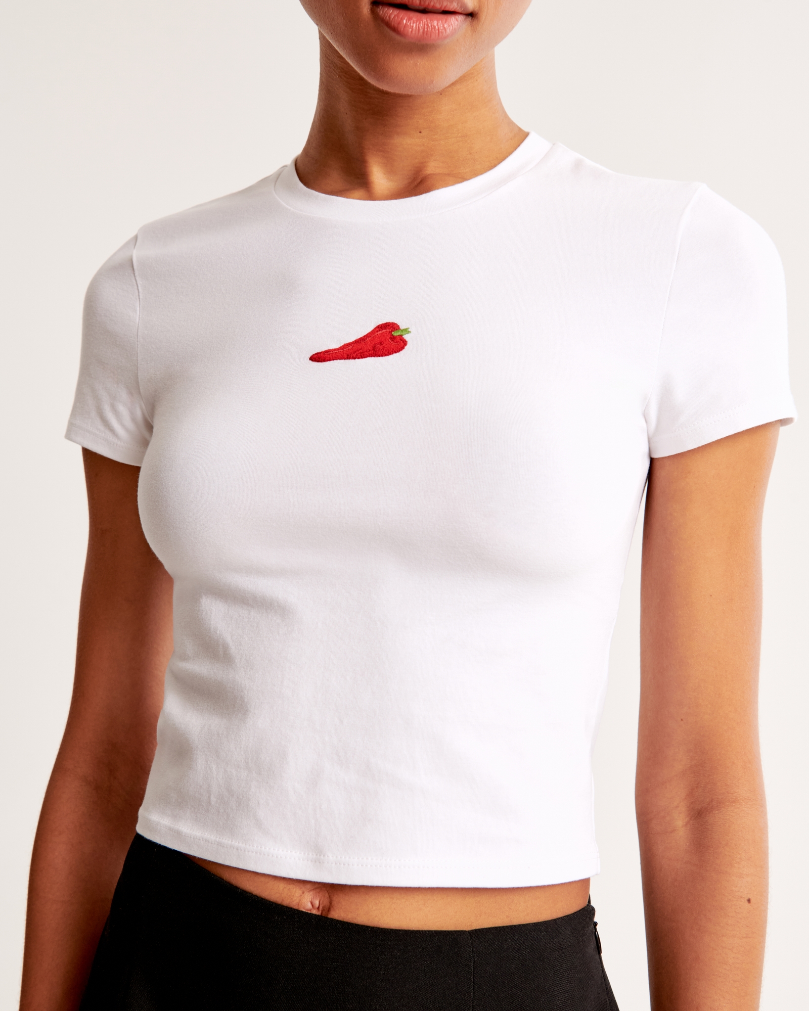 Red Pepper Graphic Baby Tee