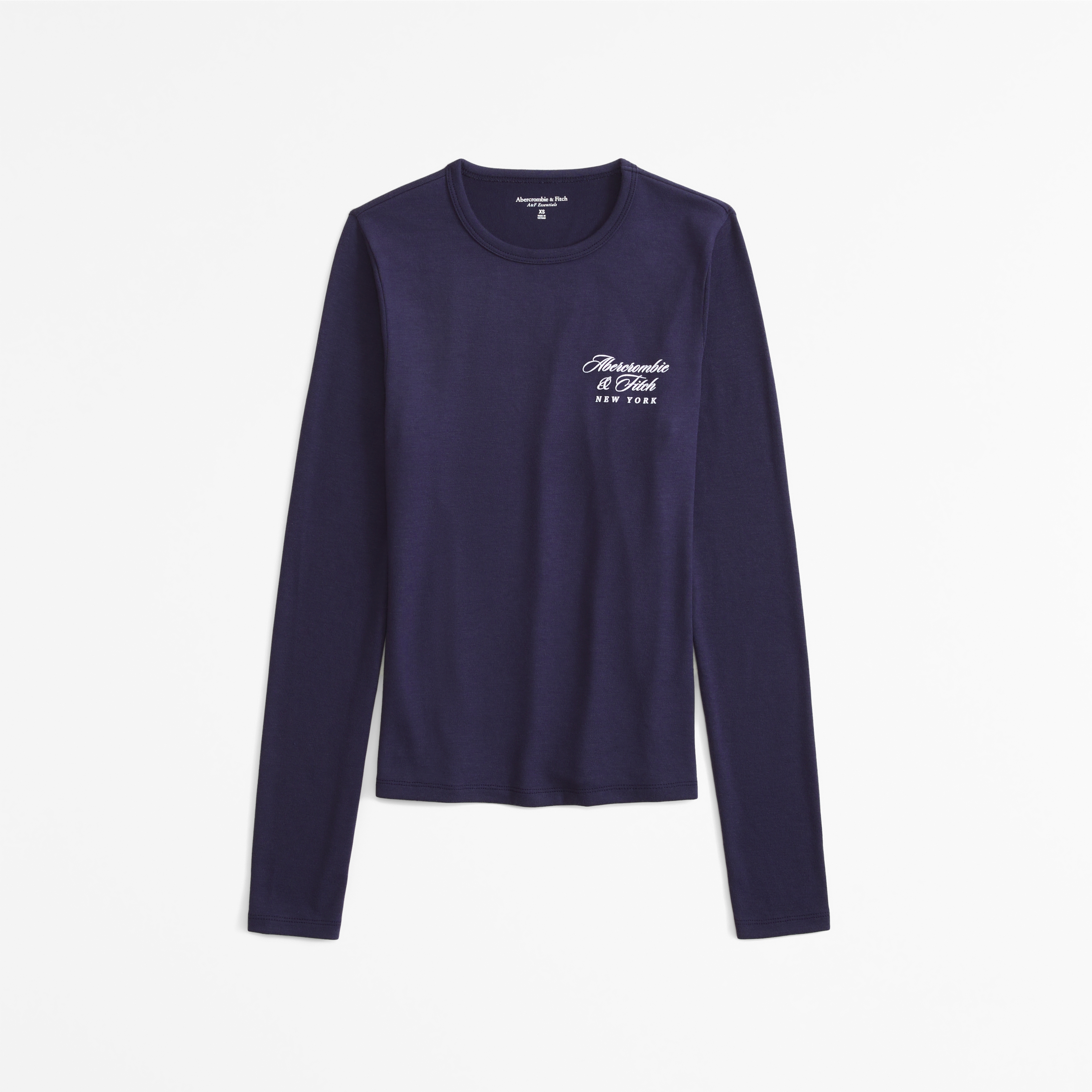 【Abercrombie & Fitch】 ヴィンテージ風ロゴ ロングTシャツ KIC_123-4181-00291-100_prod3.