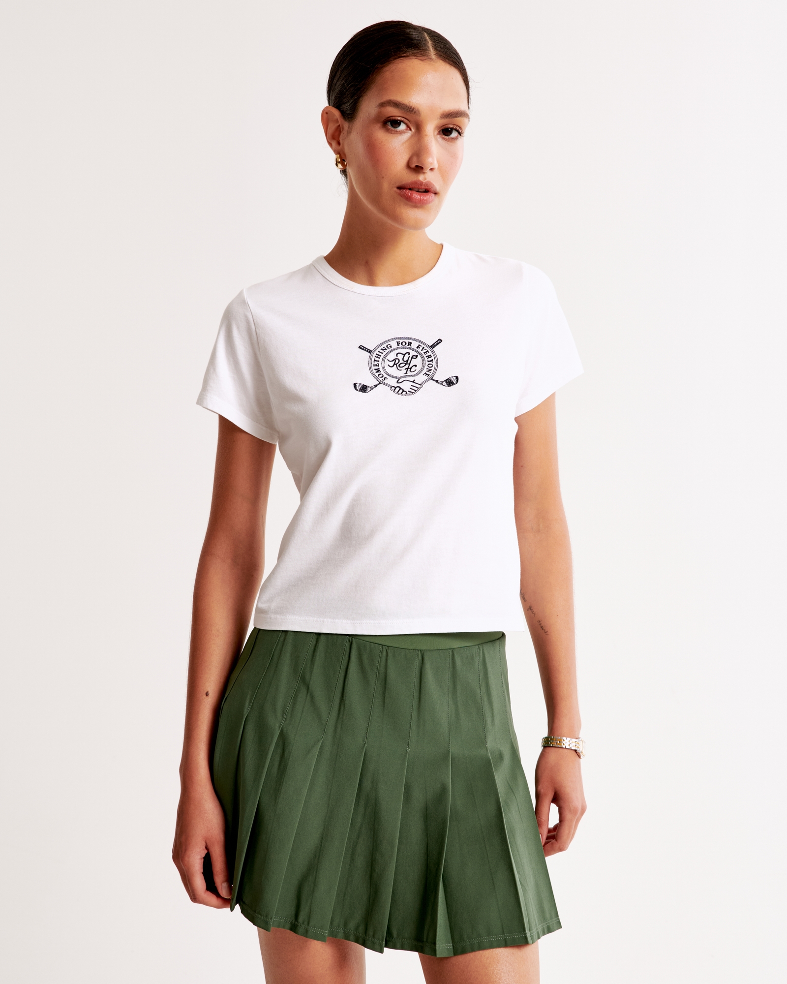 Random Golf Club Graphic Skimming Tee