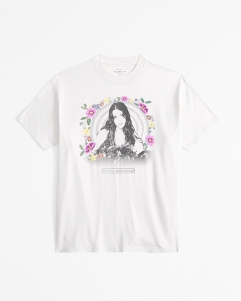 【THREE TIMES】 Angela tee The Angela Tee - White Print