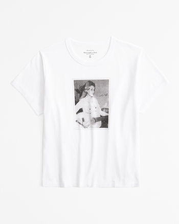 Short-Sleeve Dolly Parton Graphic Skimming Tee from Abercrombie & Fitch - $16.99