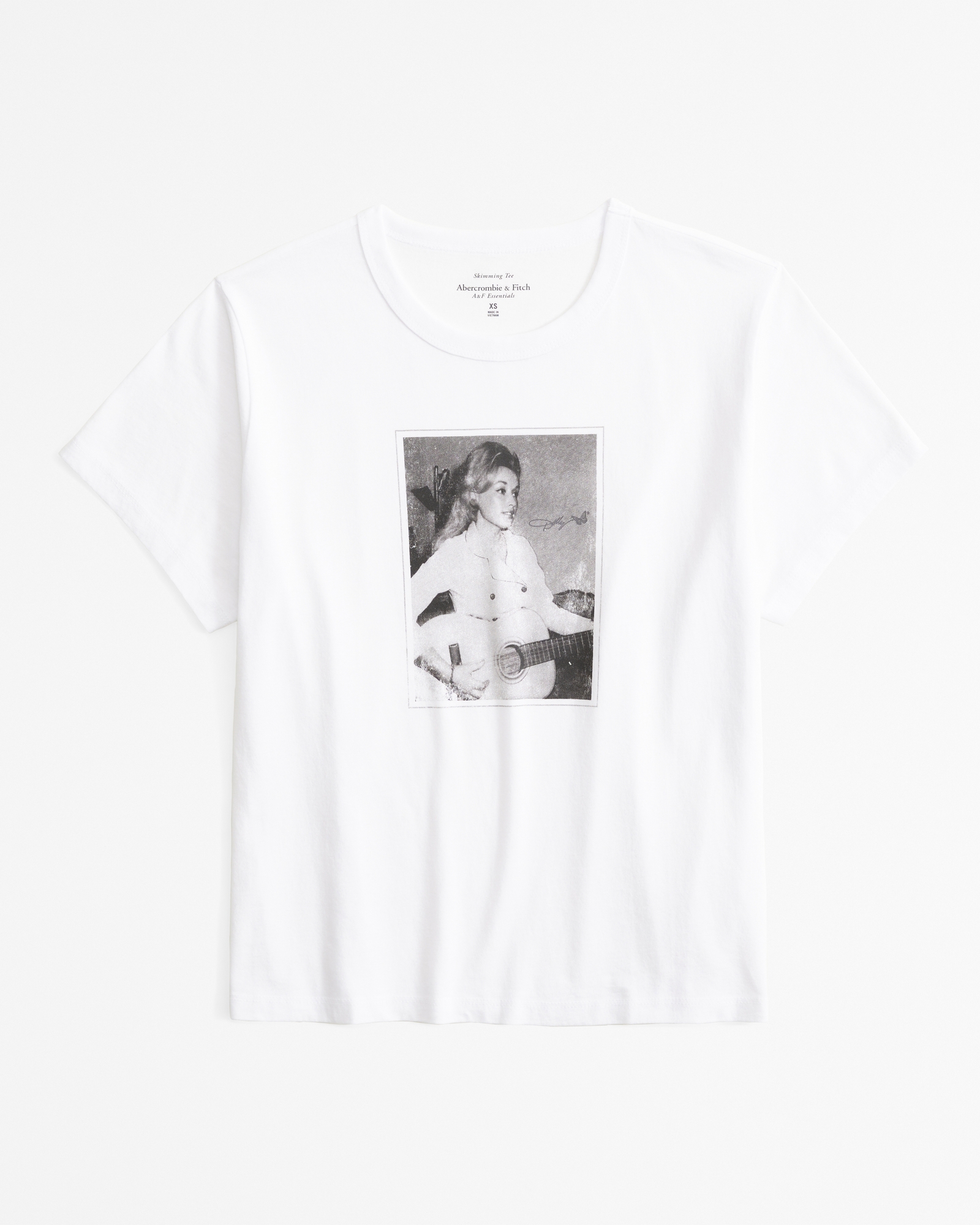 Short-Sleeve Dolly Parton Graphic Skimming Tee