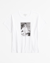 Short-Sleeve Dolly Parton Graphic Skimming Tee