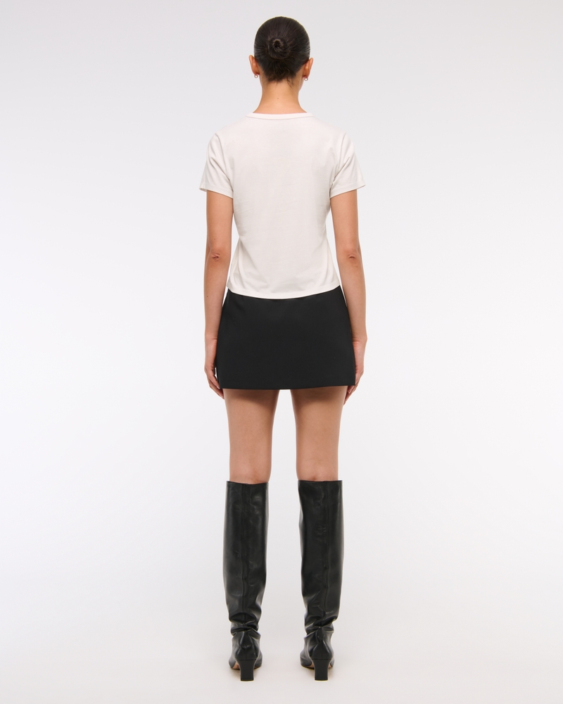 Short-Sleeve Disco Ball Graphic Skimming Tee
