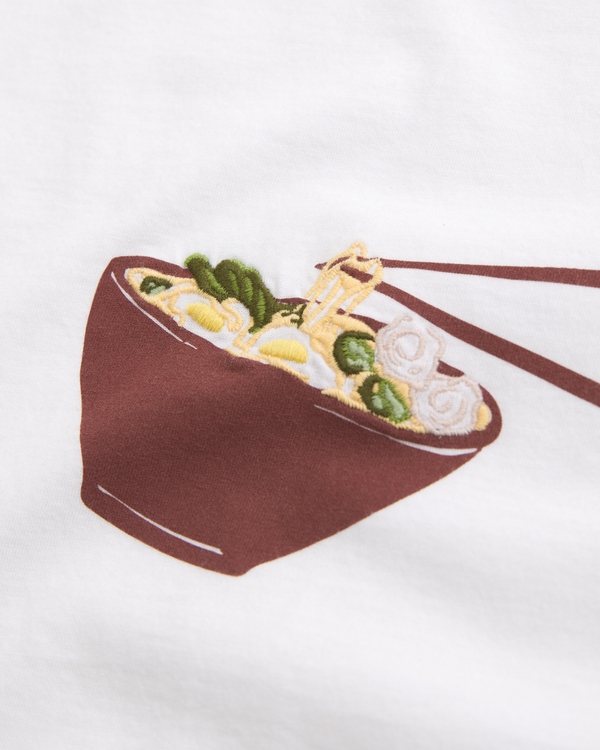 Women's Short-Sleeve Ramen Graphic Skimming Tee | Women's Tops