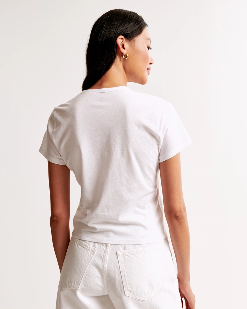 Short-Sleeve Whitney Houston Graphic Skimming Tee