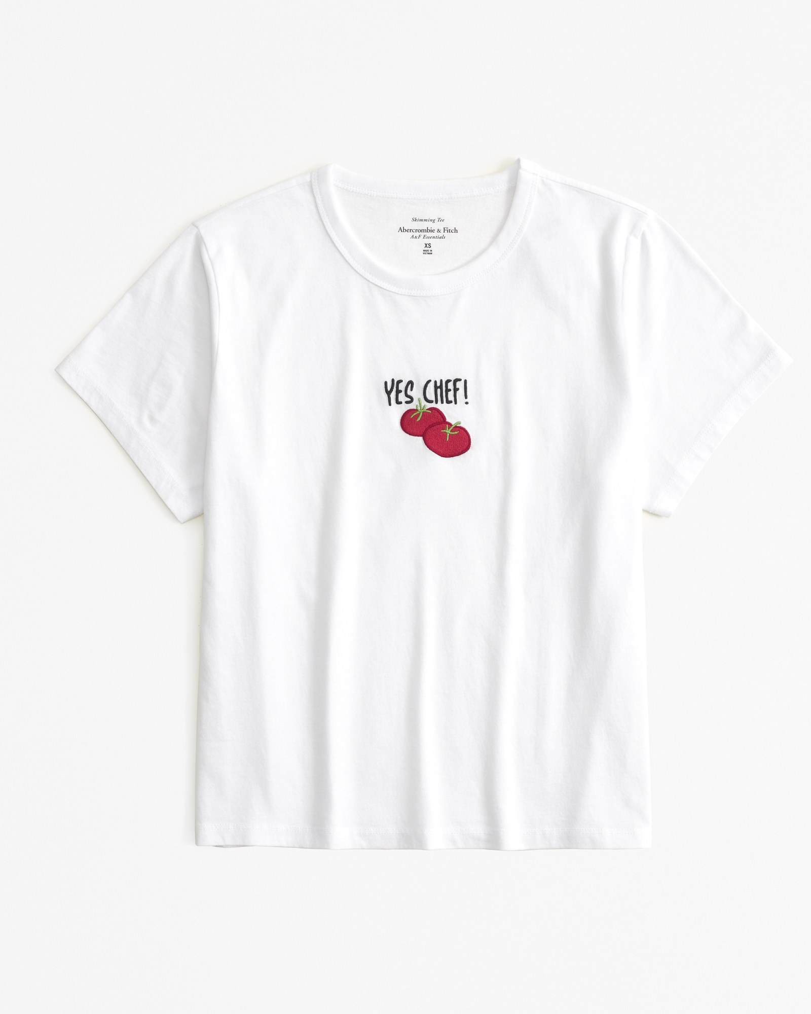 Short-Sleeve Yes Chef Graphic Skimming Tee