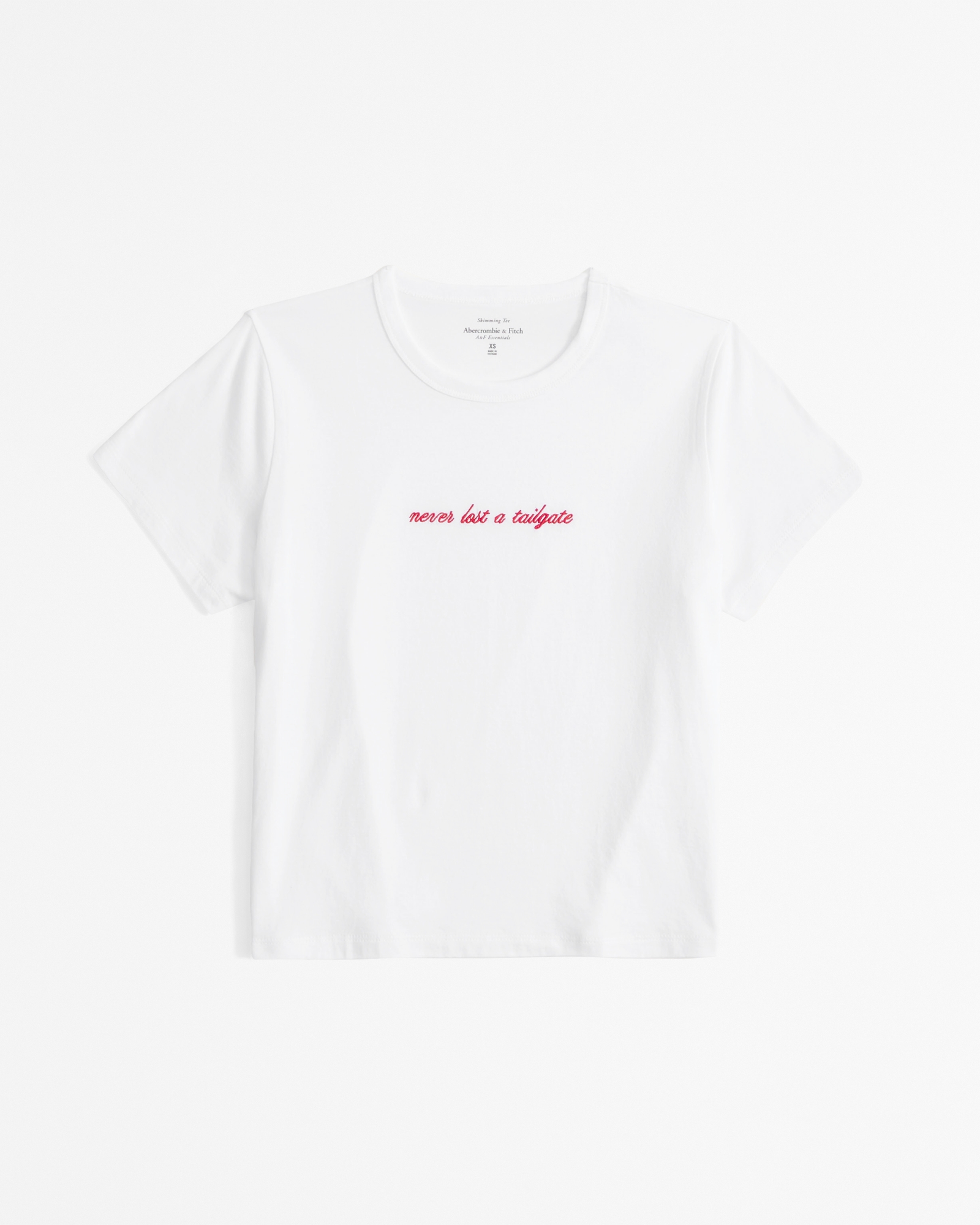 Never Lost A Tailgate Graphic Skimming Tee