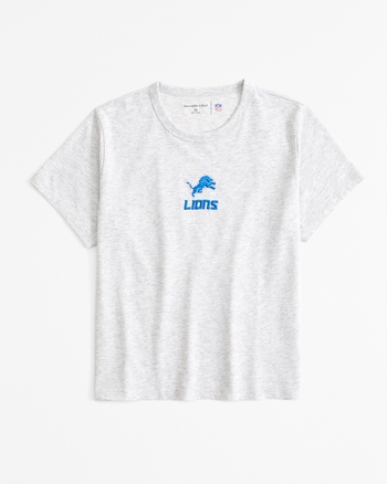 Short-Sleeve Detroit Lions Graphic Skimming Tee