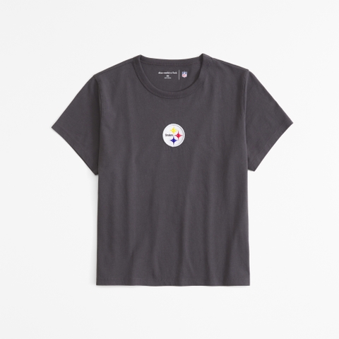 Женские футболки Abercrombie & Fitch Short-Sleeve Kansas City Chiefs Graphic Skimming Tee
