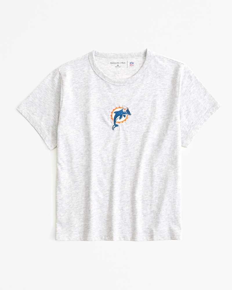 Short-Sleeve Miami Dolphins Graphic Skimming Tee
