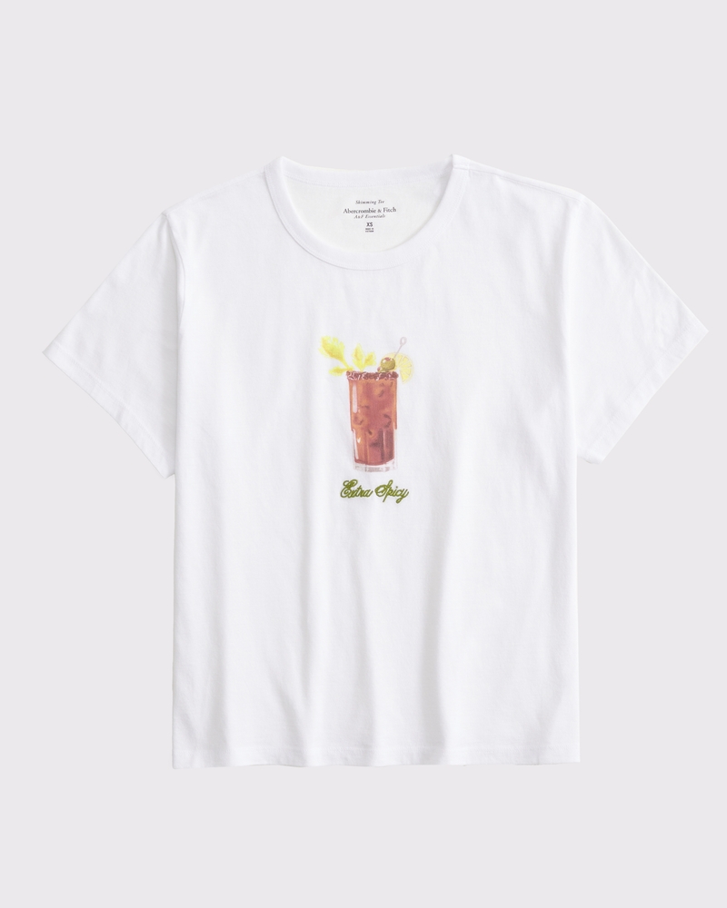 Women's Short-Sleeve Bloody Mary Graphic Skimming Tee