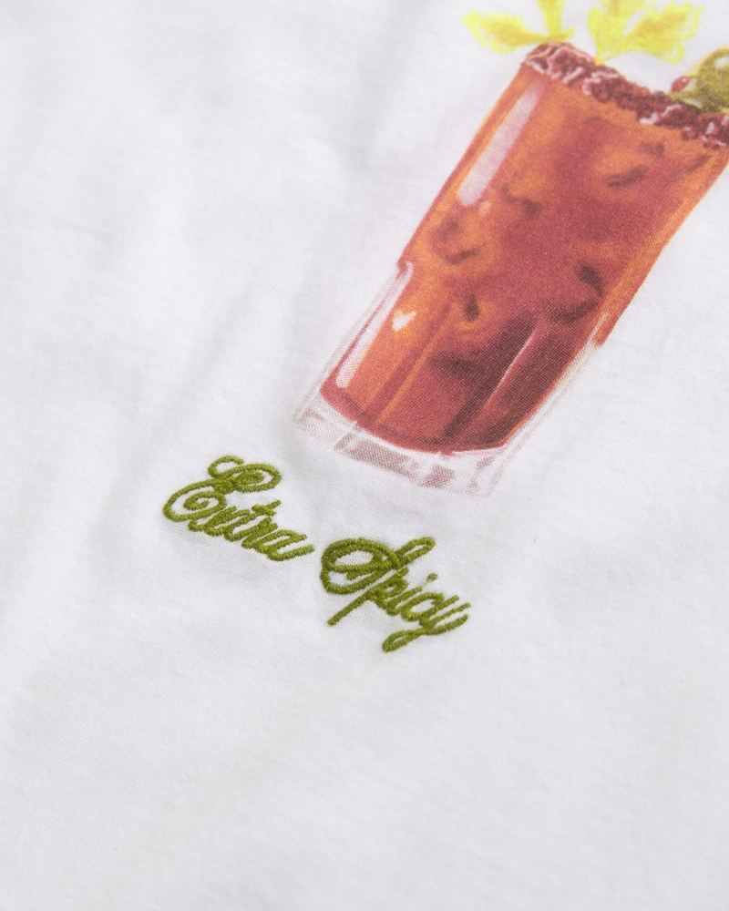 Women's Short-Sleeve Bloody Mary Graphic Skimming Tee