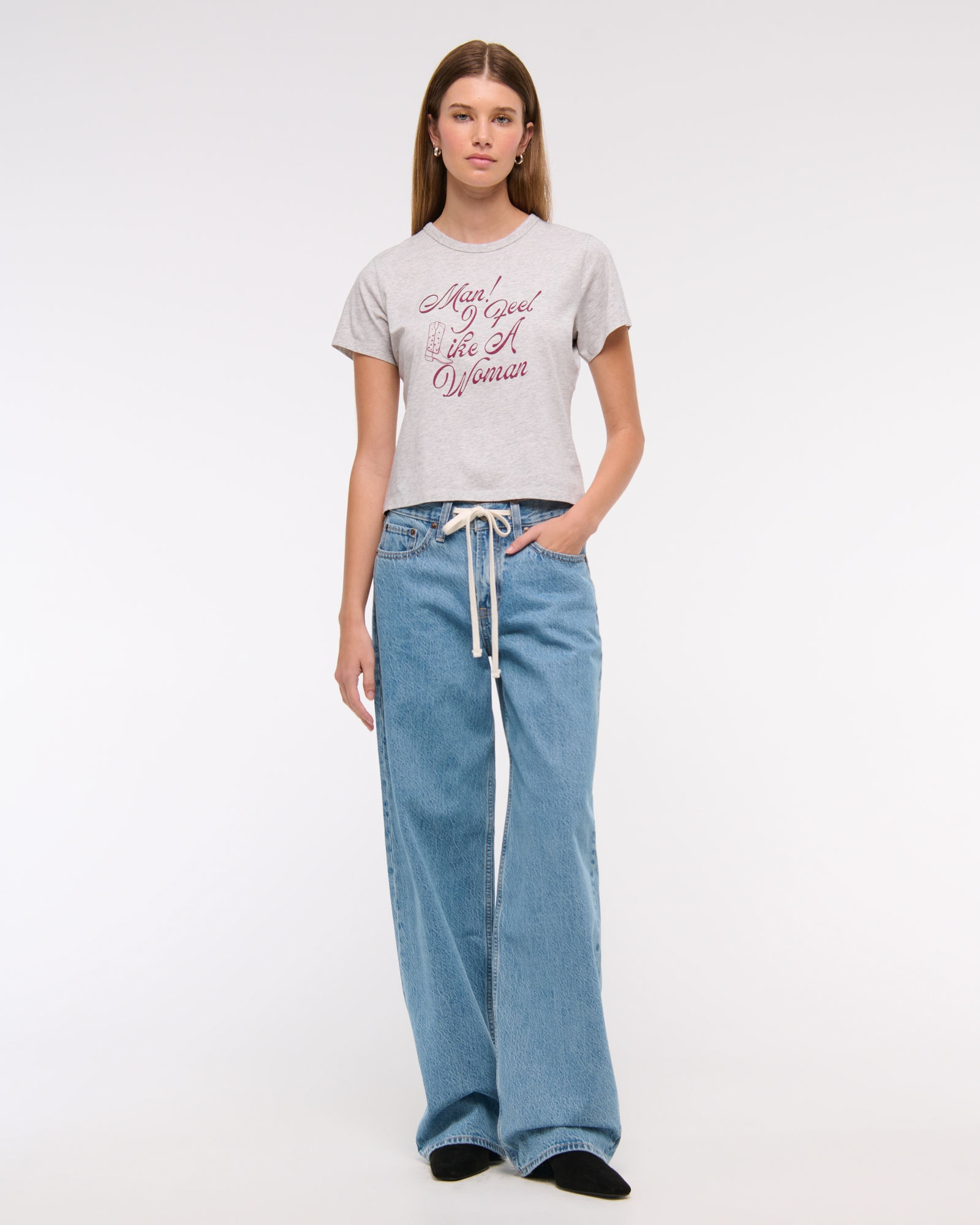 Short-Sleeve Shania Twain Graphic Skimming Tee