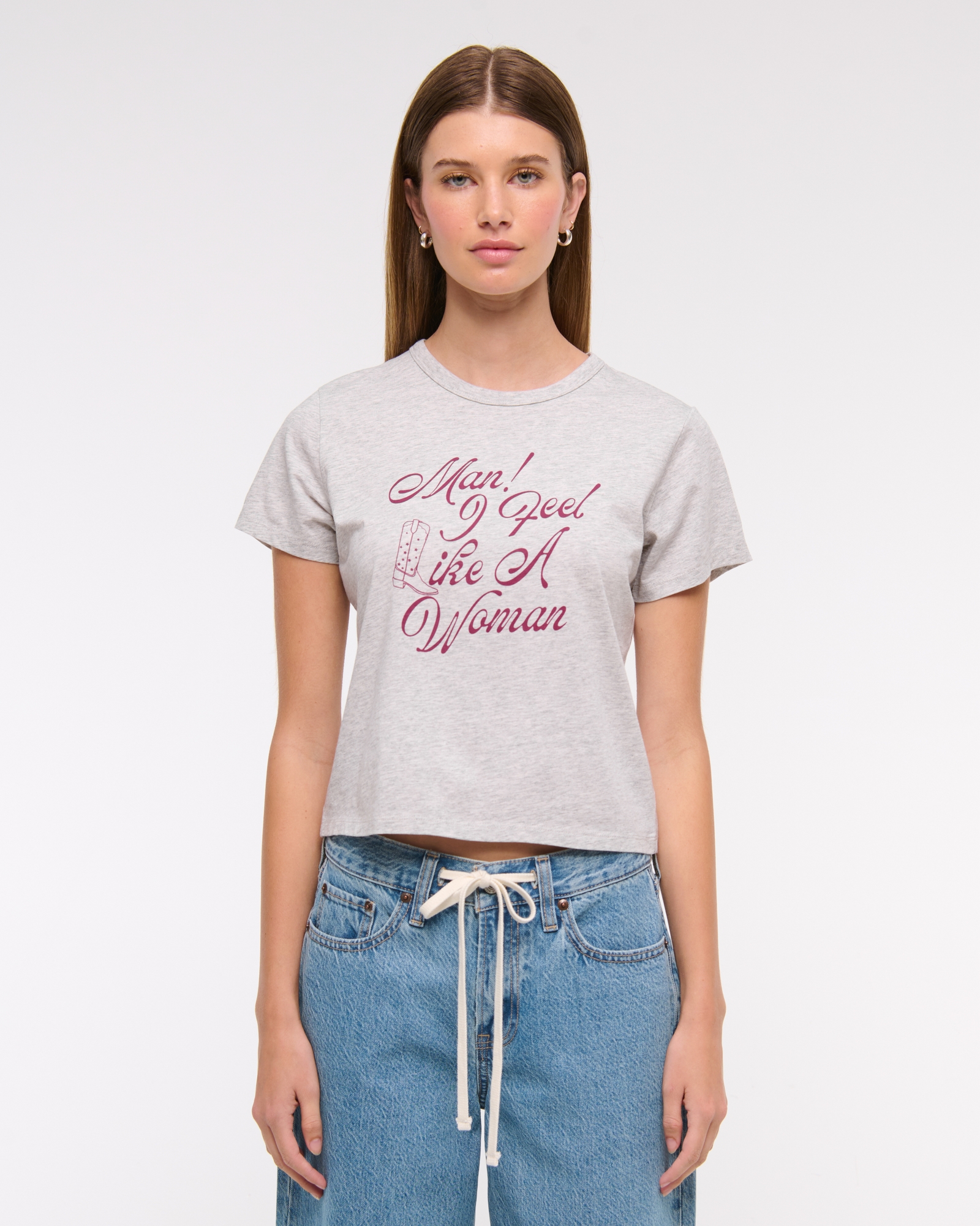 Short-Sleeve Shania Twain Graphic Skimming Tee