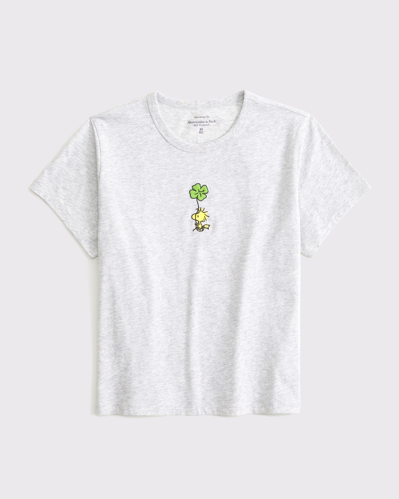 Short-Sleeve Peanuts Graphic Skimming Tee