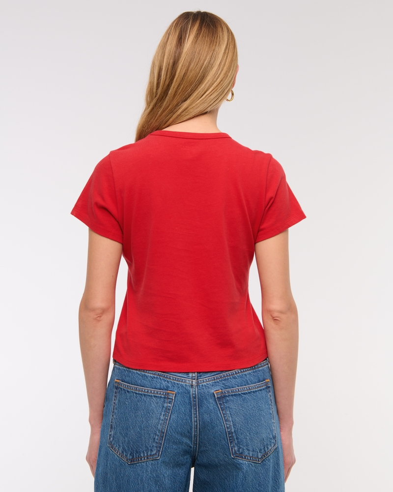 Short-Sleeve Cherry Coke Graphic Skimming Tee