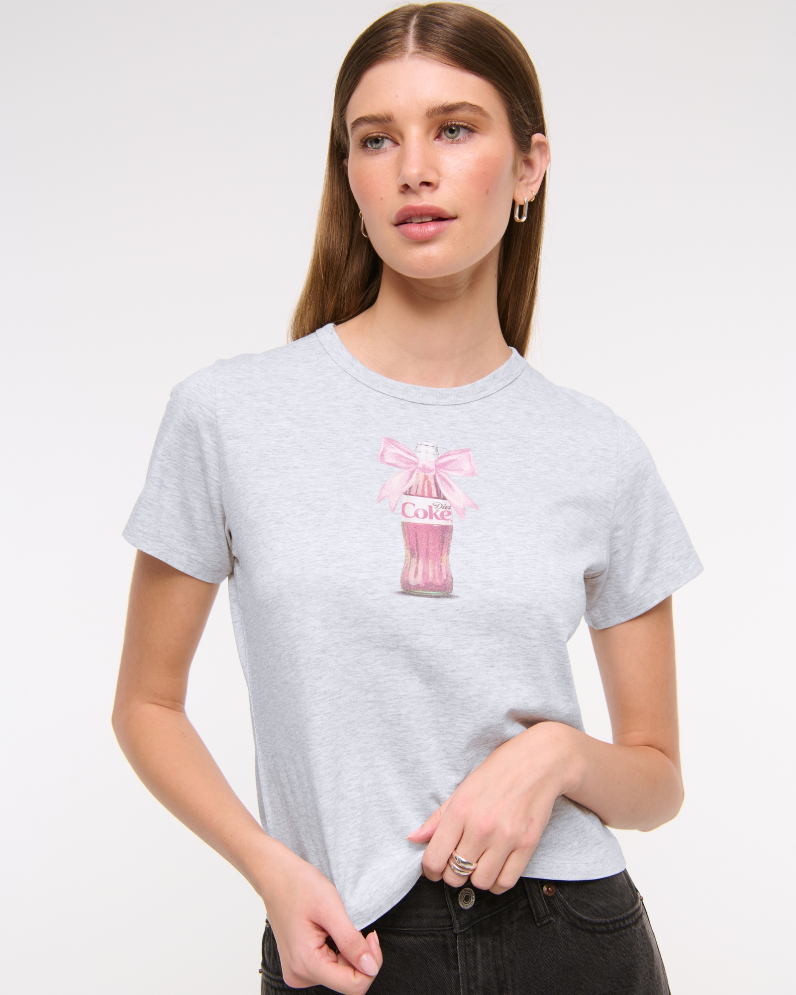 Short-Sleeve Diet Coke Graphic Skimming Tee
