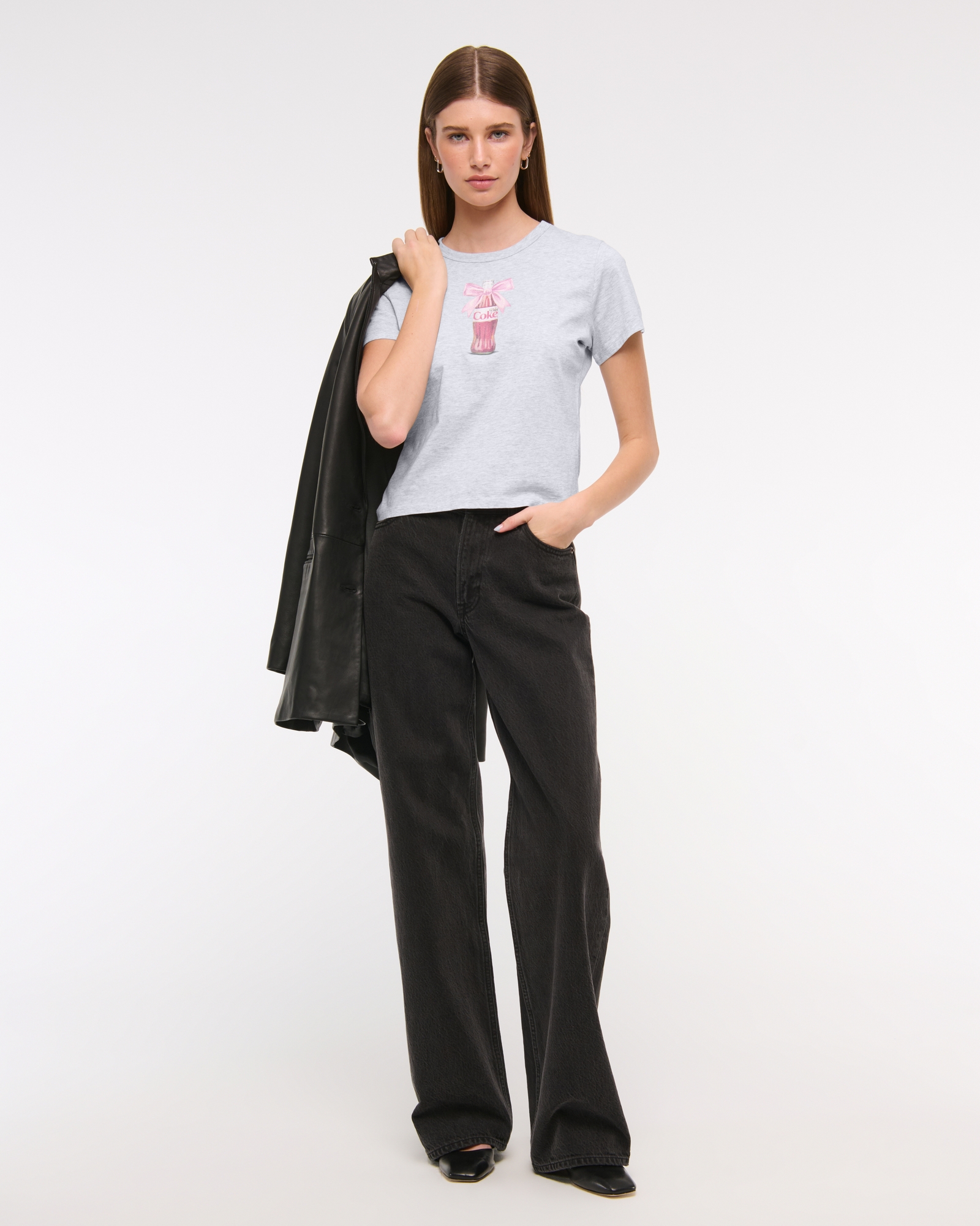 Short-Sleeve Diet Coke Graphic Skimming Tee