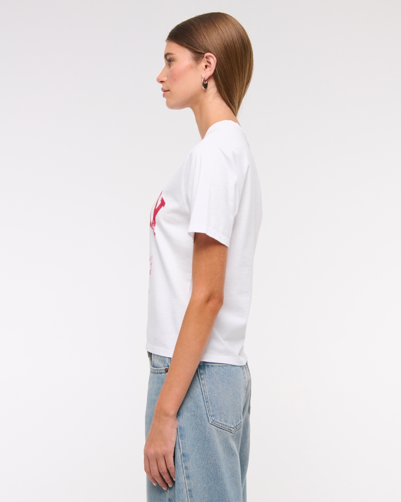 Short-Sleeve Martini & Fries Graphic Relaxed Tee