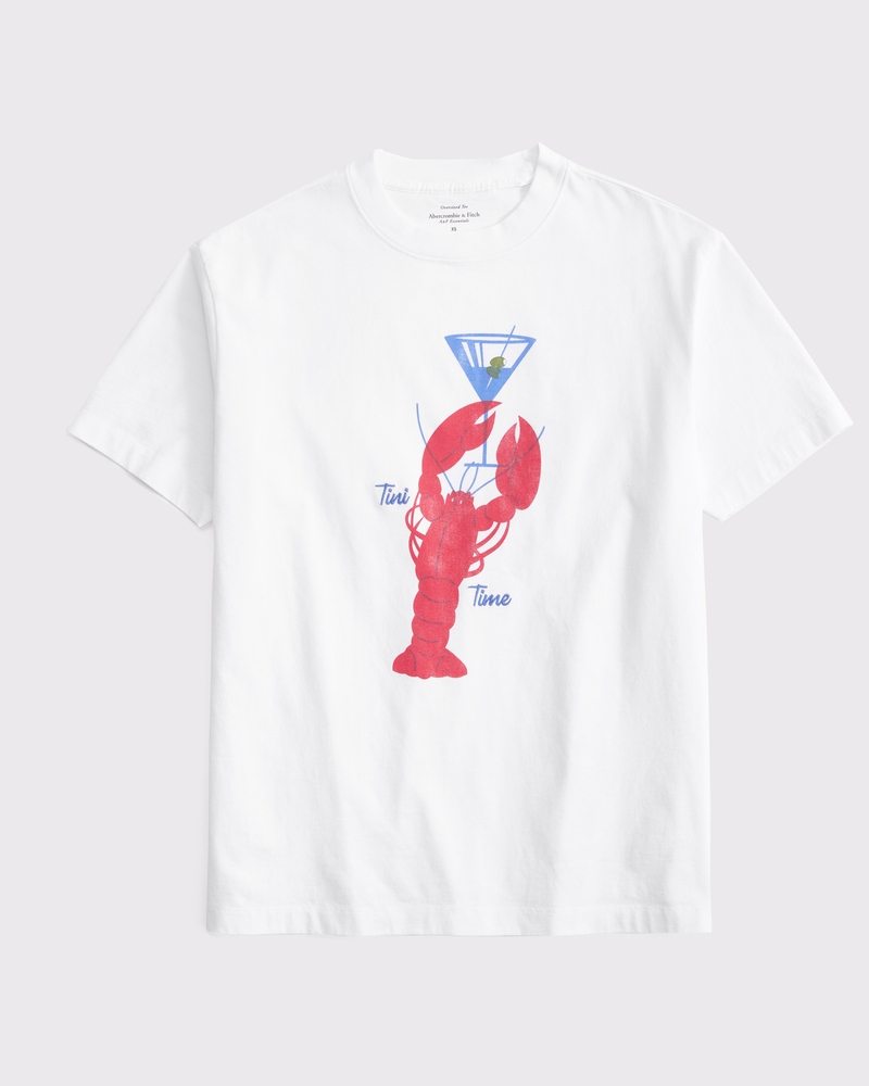 Oversized 'Tini Time Graphic Tee