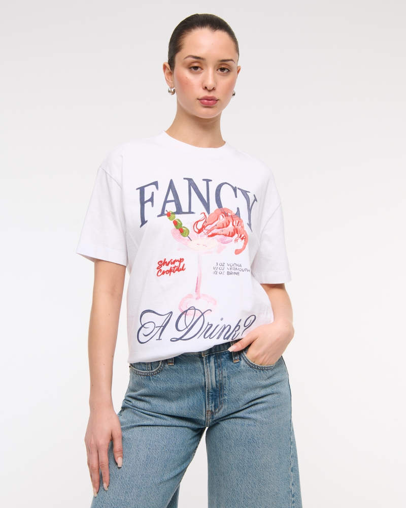 Oversized Shrimp Cocktail Graphic Tee